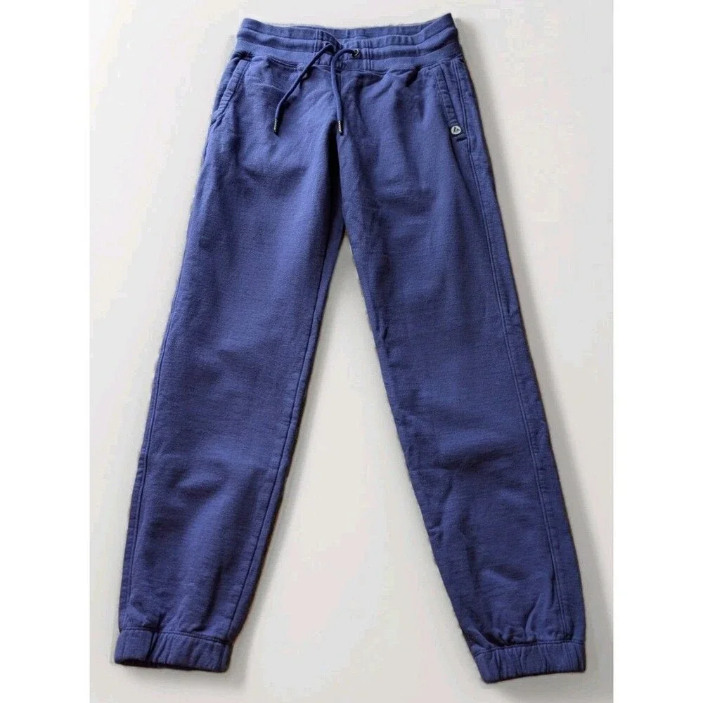 American Giant Classic Sweatpants Jogger Womens Size Small Purple Fleece Pull On